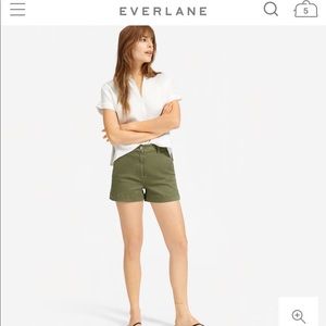 Everlane khaki shorts
